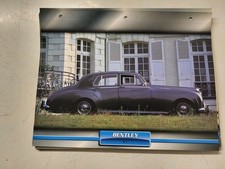 CARTE FICHE VOITURES