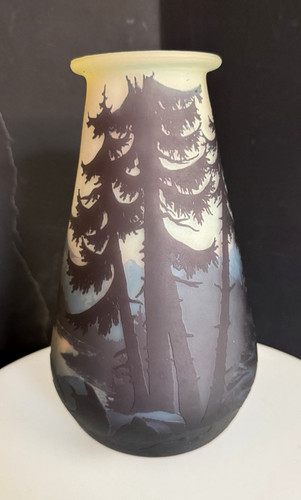 Muller frères lunéville vase - frères, lunéville-vase
