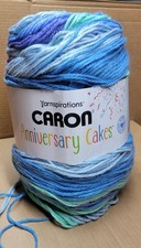 Caron Anniversary Cakes Blueberry Birthday 1000g 35.3 oz 1061yds 100% Acrylic #6