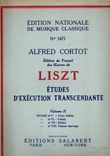 Partition piano LISZT 1951 -