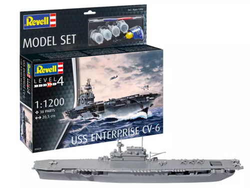 Revell uss enterprise kit - enterprise, cv-6