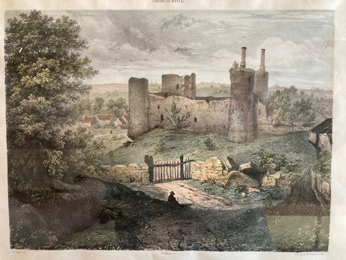 Lithographie gravure ancienne - gravure,