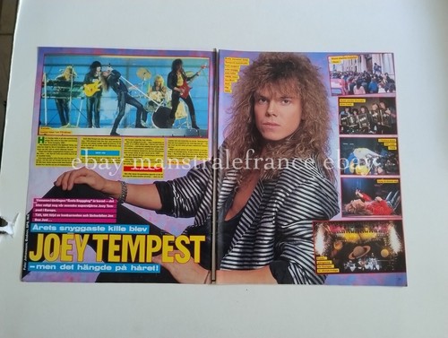 Joey tempest europe simon - joey, le