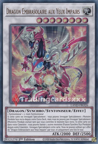Dragon embrasolaire - yu-gi-oh!,