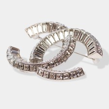 Bijoux CHANEL CC en Cristal Argent - 102817