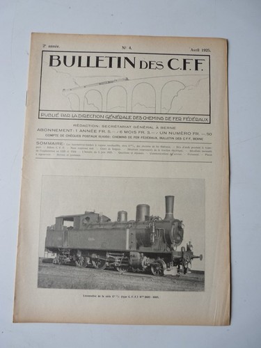 Bulletin des cff avril - cff,
