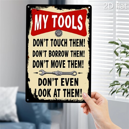 Metal sign vintage iron plaque - metal,