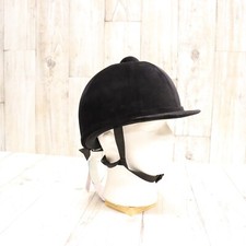 Charles Owen -Size 6-1/2 - (53 CM) Young Riders Hat, Riding Helmet, Velvet Black
