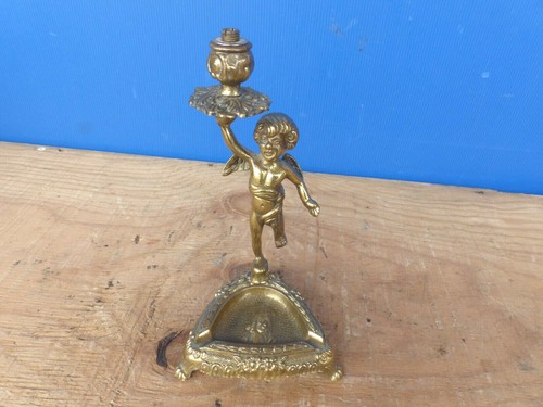 Ancien pied lampe table - lampe,