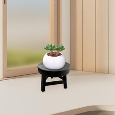 Tabouret porte- en bois pour