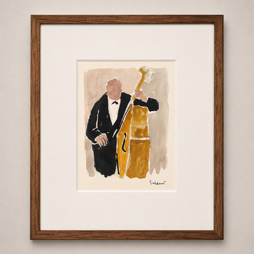 René galant contrebasse - la,