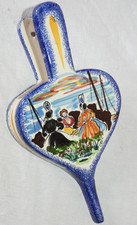 Wall decoration (bellows shape) Brittany decor (Pornic earthenware?)