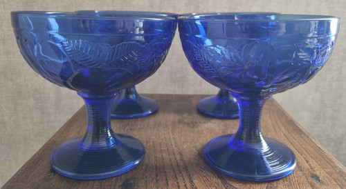 Lot coupes glace verre - 4,
