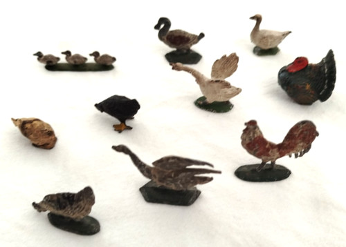 Lot animaux ferme plomb - lot,