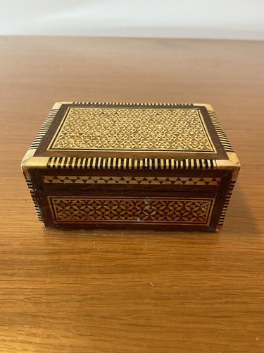 Petite boîte marqueterie - petite, en