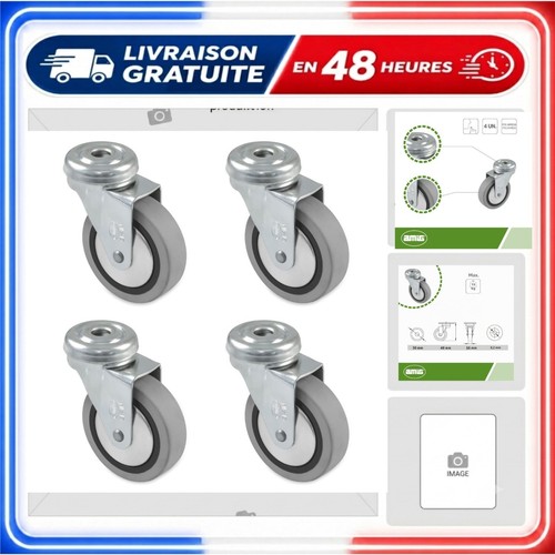 Lot roulettes meubles - lot, 4