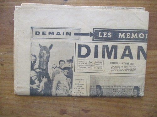 Ancien journal dimanche - ancien,
