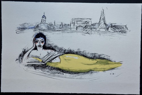 Superbe lithographie kees - lithographie, de
