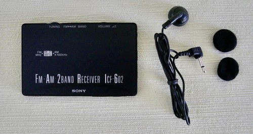 Sony icf 602 mini radio - icf,