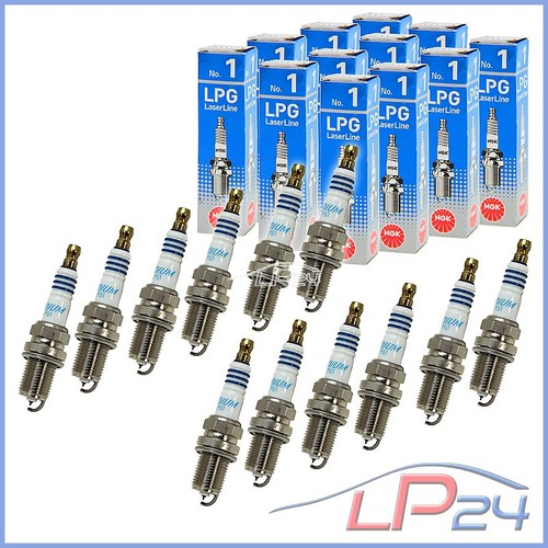 12x ngk bougie allumage - bougie, lpg