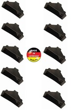 10x PROTÈGE ANGLE COIN PLASTIQUE TABLE CHAISE PLATEAU ÉTAGÈRE NOIR BORD BOUCHON 