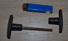 Béquille double, poignée de