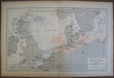Carte Mer du Nord et Baltique