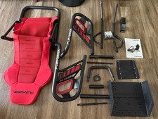 Racing Cockpit Stand with Red Playseat fit for Racing Simulator Cockpit Frame