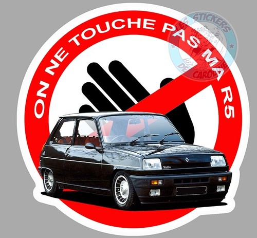 Sticker touche pas r5 - a, ma
