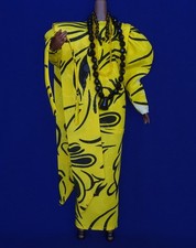 Barbie Boubou Africain Couture tenue complète avec accessoires