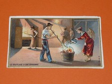 CHROMO 1900-1914 UNBRANDED BLOWING OF A CANDY LADY JEANNE