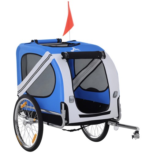 Pawhut remorque vélo chien - pawhut,