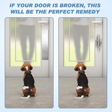 Plaque de porte en métal pour portes extérieures prévient les dommages facile