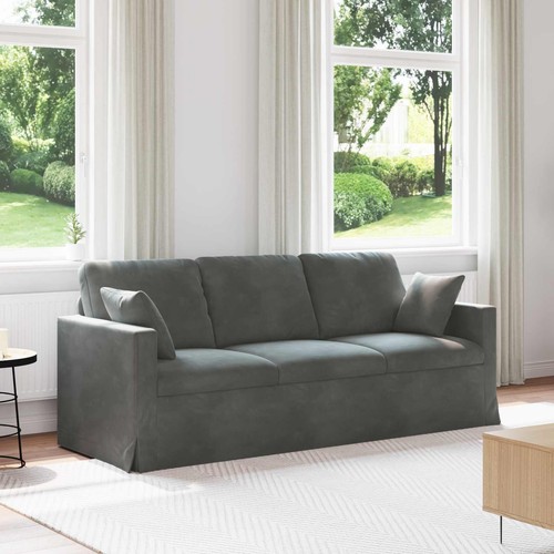 Canapé velours assise - velours,