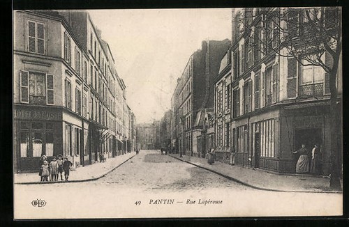 Cpa pantin rue laperouse - rue,