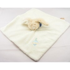 Doudou plat lapin blanc cerf