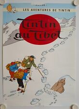 ADVENTURES OF TINTIN COMIC BOOK POSTER - TINTIN IN TIBET - HERGÉ