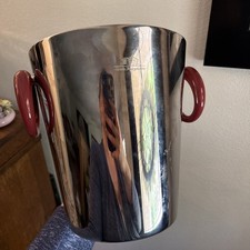 Alessi Moon Bar Wine Bucket  dsgnd by Miriam Mirri w Santa Margherita logo