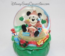 Snow Globe Musical Mickey DISNEY Santa's Hood Toy Bag Snowball