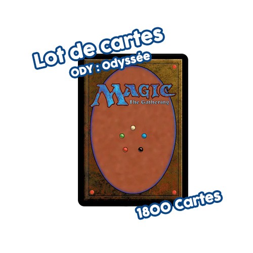 Lot 1800 cartes magic - de,