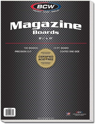 Magazine backing boards x - boards,
