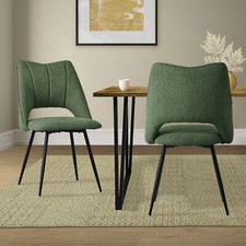 Lot de 2 chaises de salle à