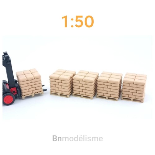 Lot palettes sacs 1 50 - 5, 1/50