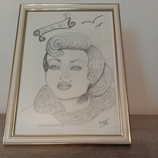 Dessin Pin-Up 60 style