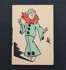 1930 SEMPEZ Watchmaker Paris Pierrot Calendar Almanac 2 Pocket Calendar