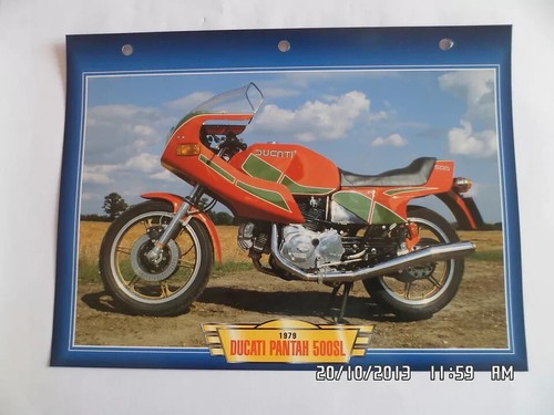 Carte fiche moto ducati - fiche, pantah