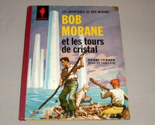 1962 Bob Morane et Les Tours de Cristal  Marabout French Hardcover Comic Book