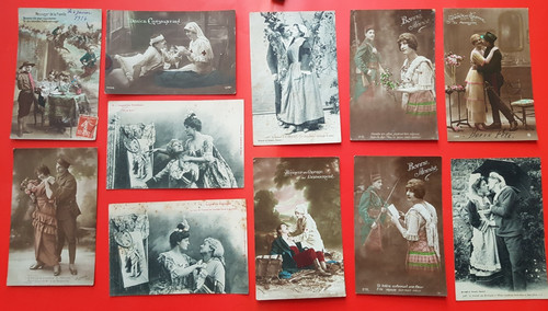 Lot cartes postal ancien - 11,