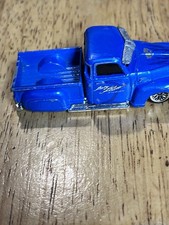 Hot Wheels La Troca Chevy Lowrider Baby Blue Suede Diecast Concrete Cruiser 2000