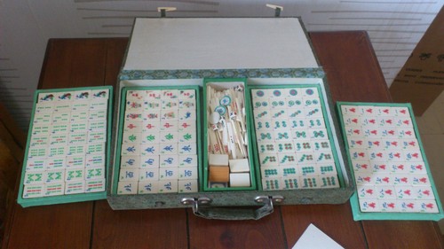 Ancien jeu mahjong et - os,